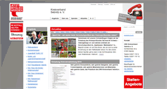 Desktop Screenshot of drk-sebnitz.de